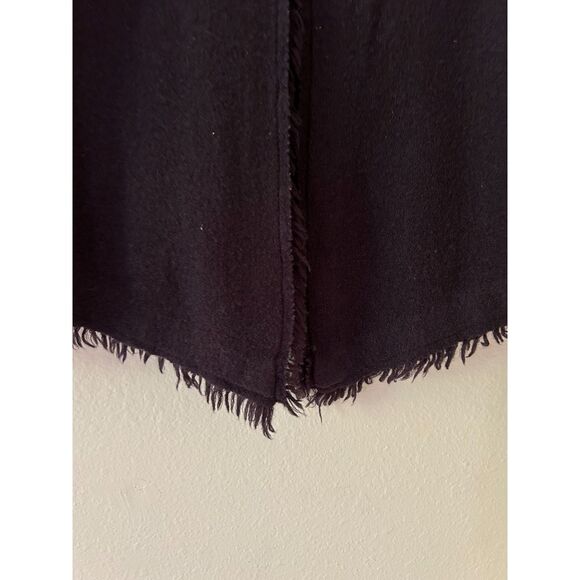 J'ENVIE Wool Brown Cardigan Fringe White Size M - Picture 6 of 7